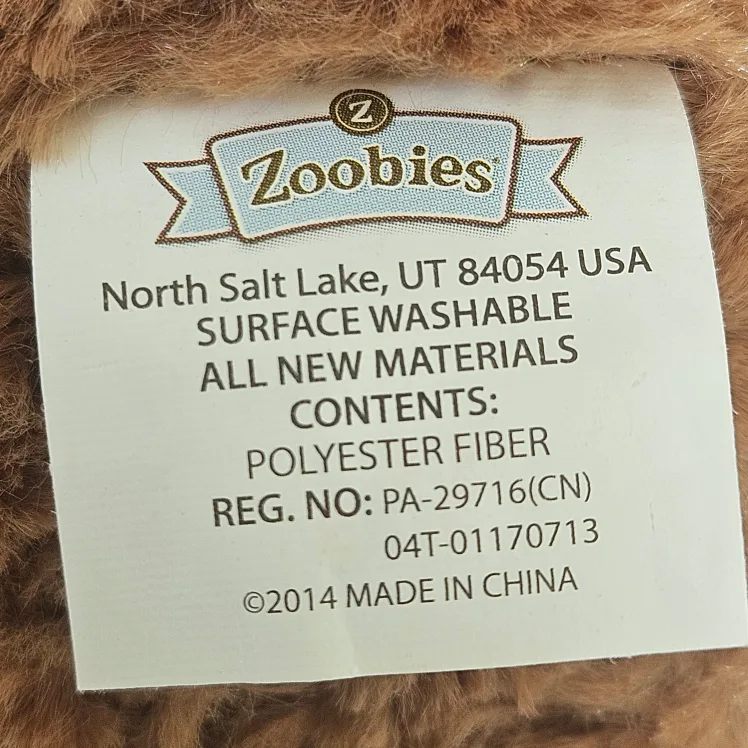 Zoobies Eric Carle Brown Bear Plush Storybook 11" image indicator(6)