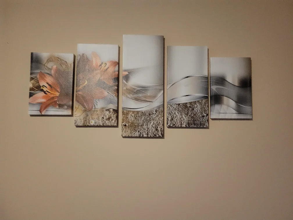 5 Panel Wall Canvas Art thumbnail