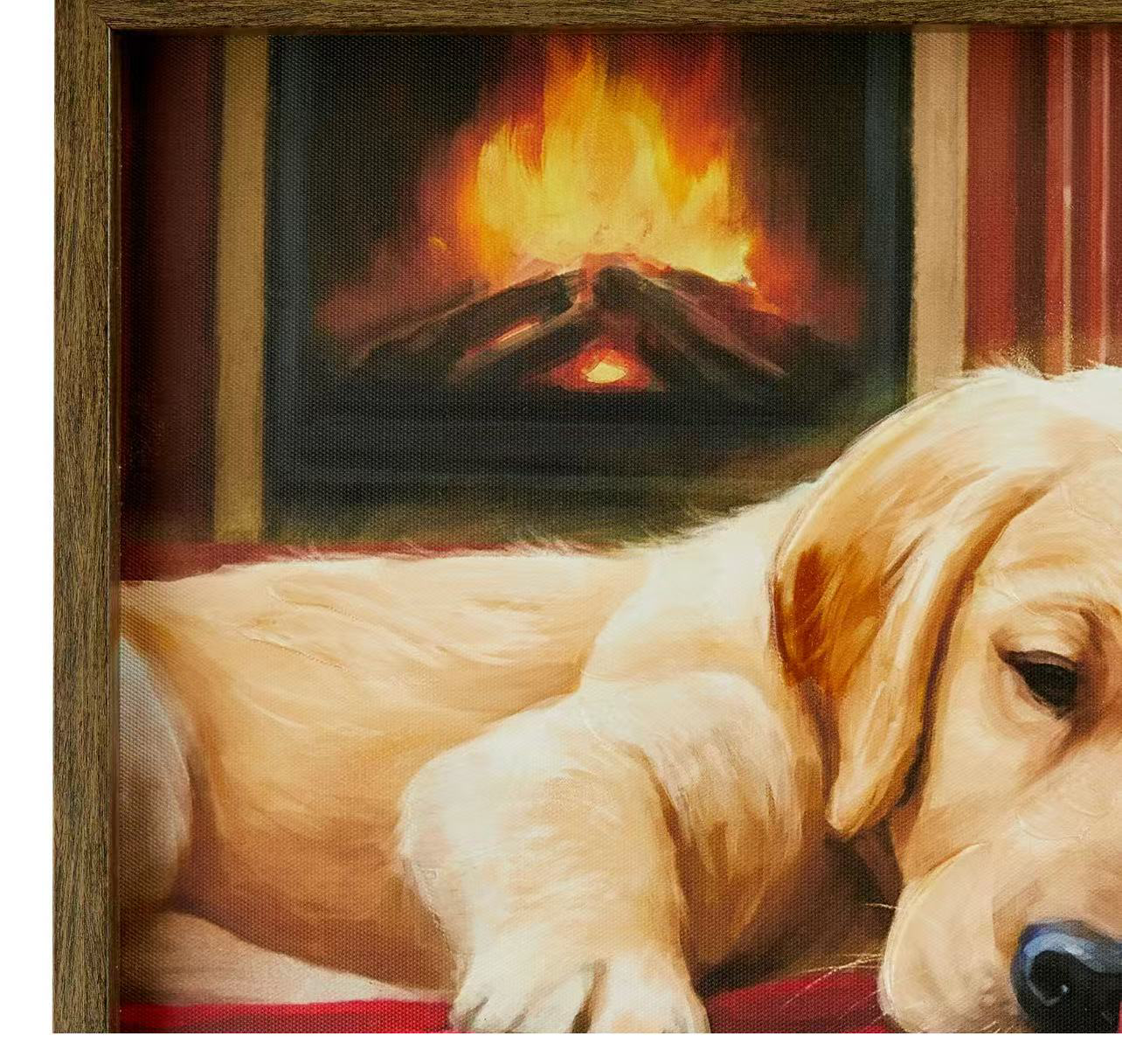 Golden Retriever Framed Canvas - photo 4