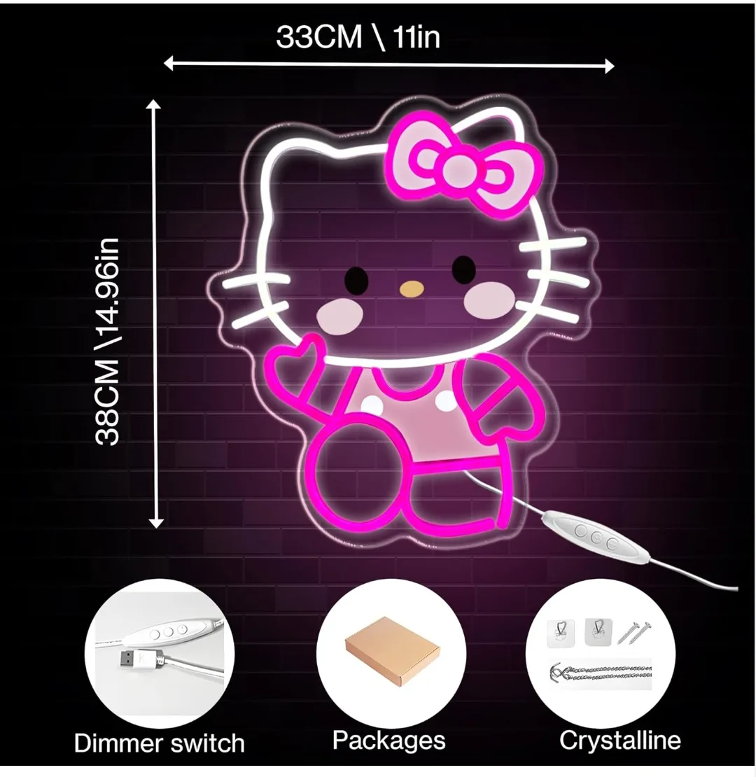Hello Kitty Neon Sign🥕 image indicator(8)