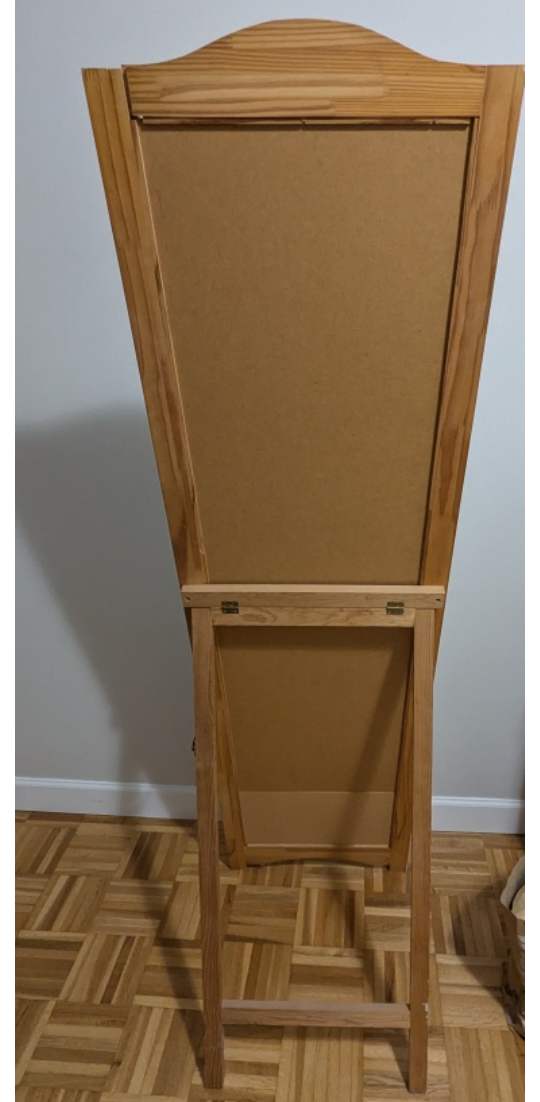 Wooden full-length mirror - photo 5