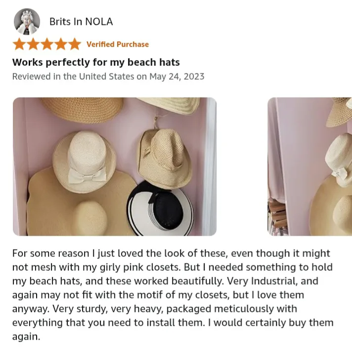 🥕   NEW!  Set of Shelf Brackets - Wall Mounted image indicator(7)