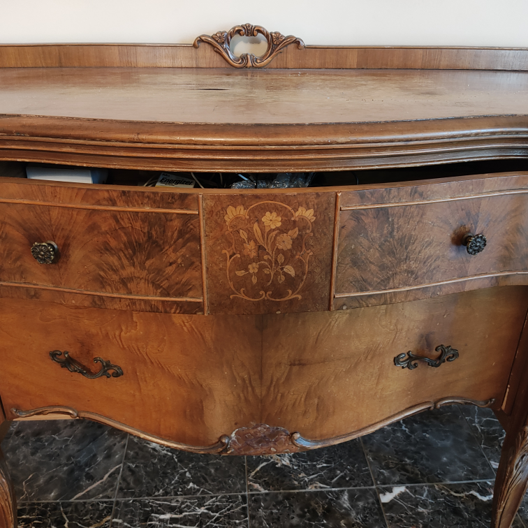 Antique Wood Vanity/Dresser - photo 2
