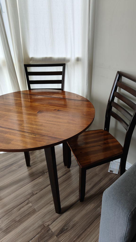 Wooden Dining Table and Chairs - photo 3