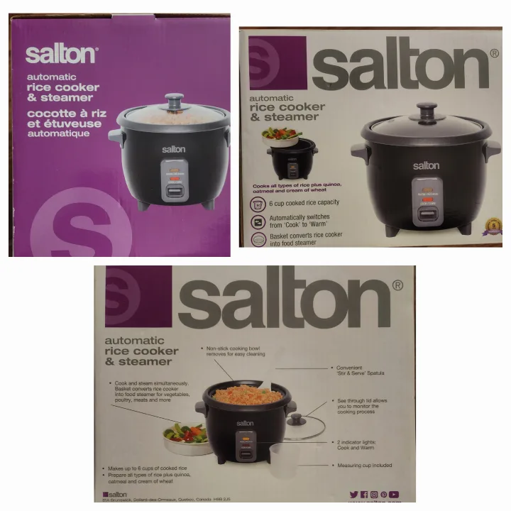 Salton Automatic Rice Cooker and Steamer thumbnail