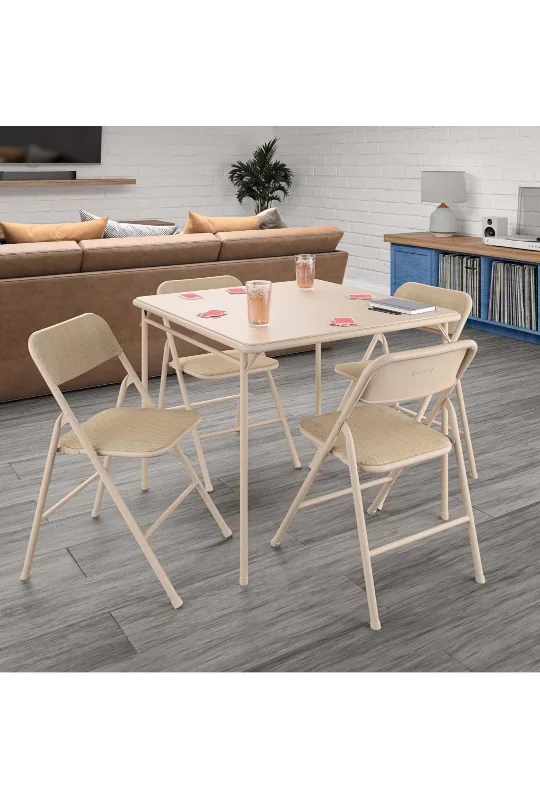 5-Pcs Foldable Fabric Chair & Table Set *new thumbnail