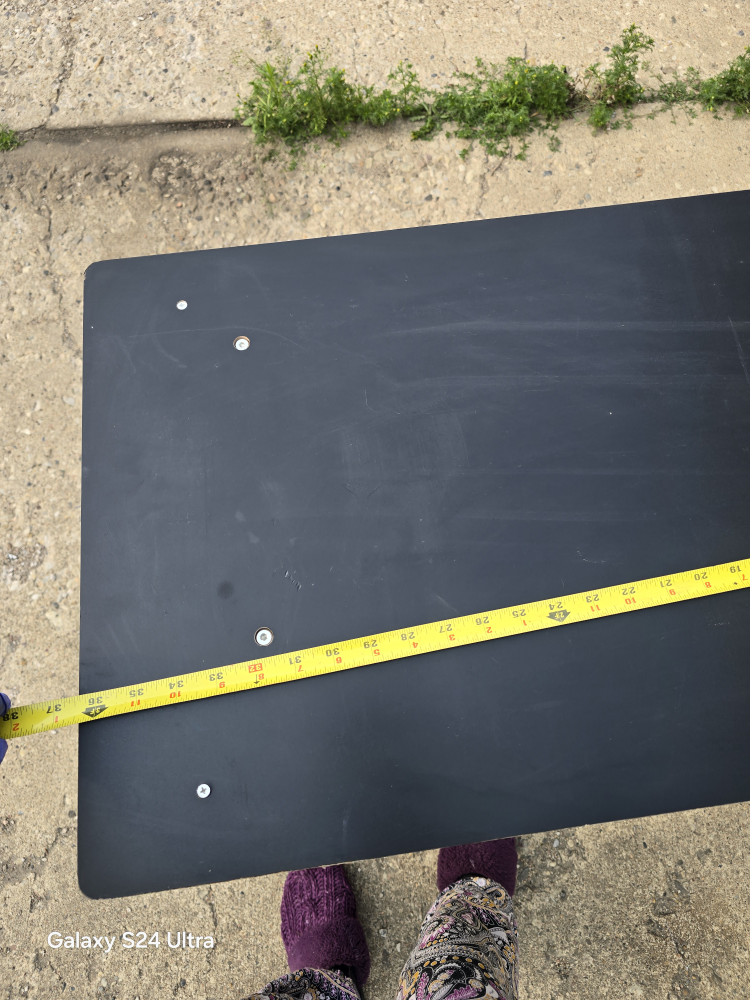 Black Table - 36" x 18" - photo 5