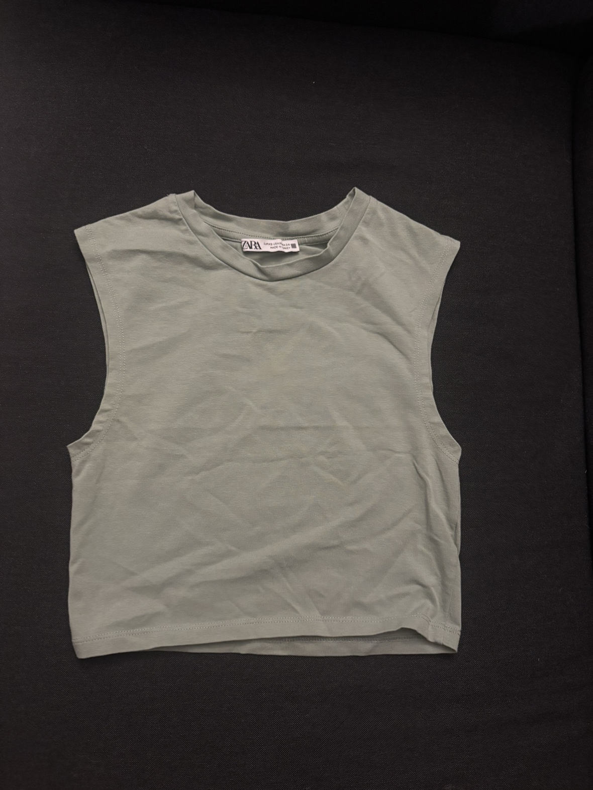 Zara cropped tank top