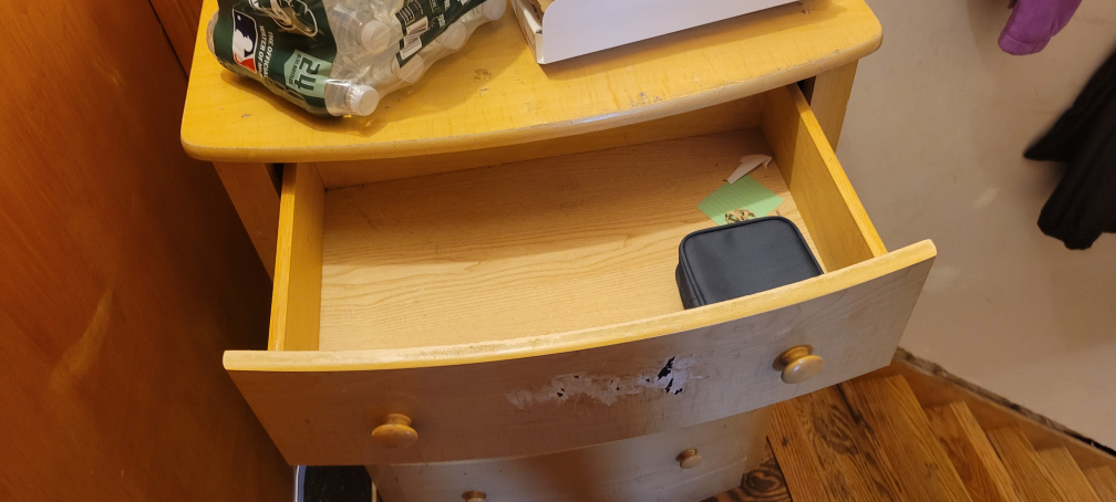 Wooden 3-Drawer Dresser #freecycle