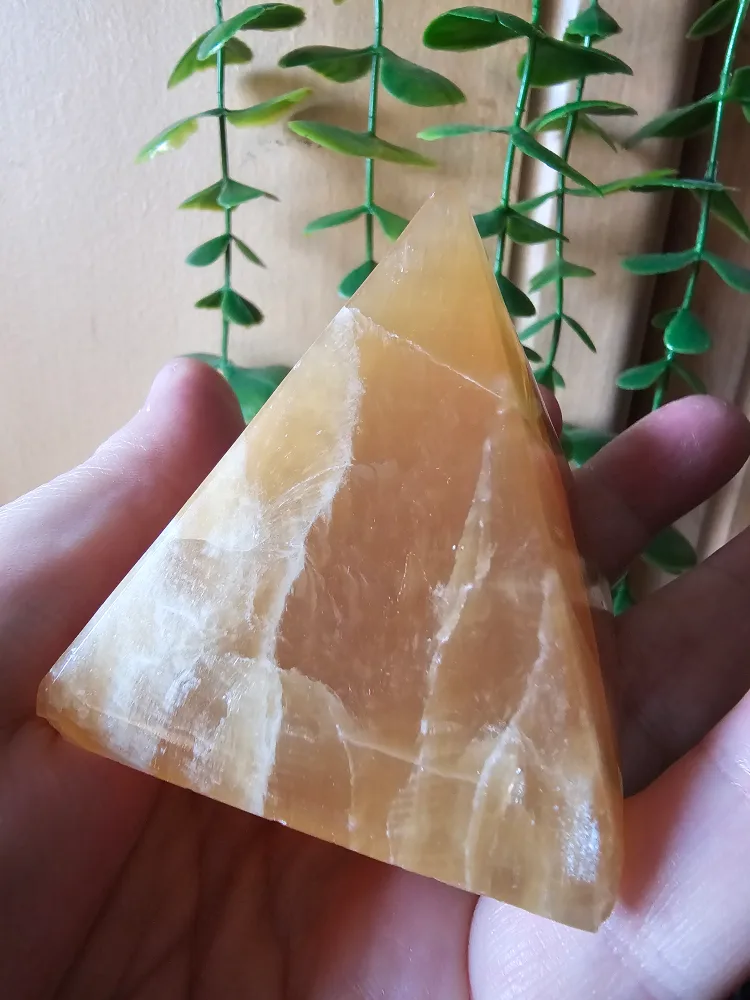 Orange Calcite Pyramid thumbnail