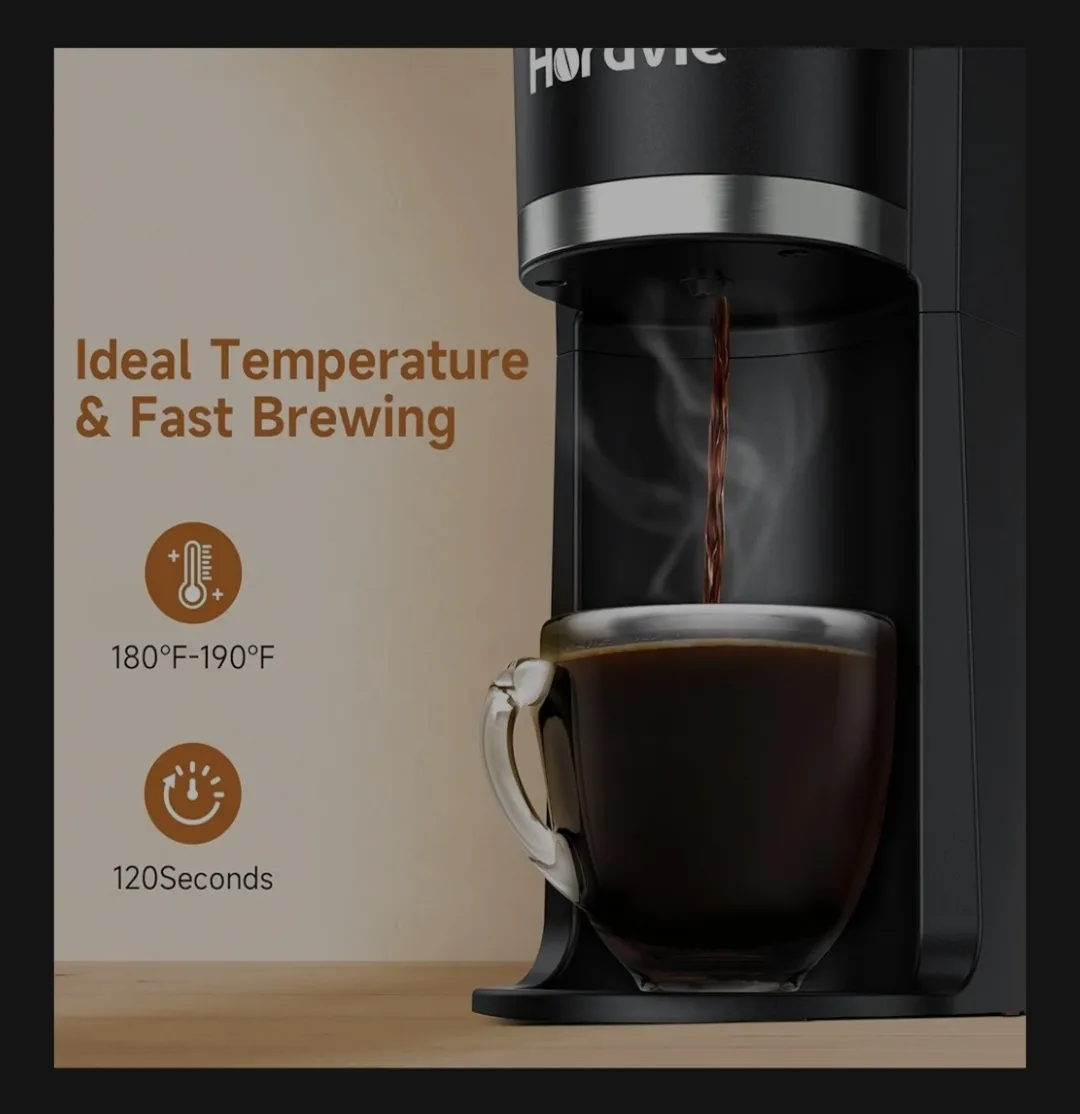 Horavie Single Serve Coffee Maker🥕 image indicator(10)