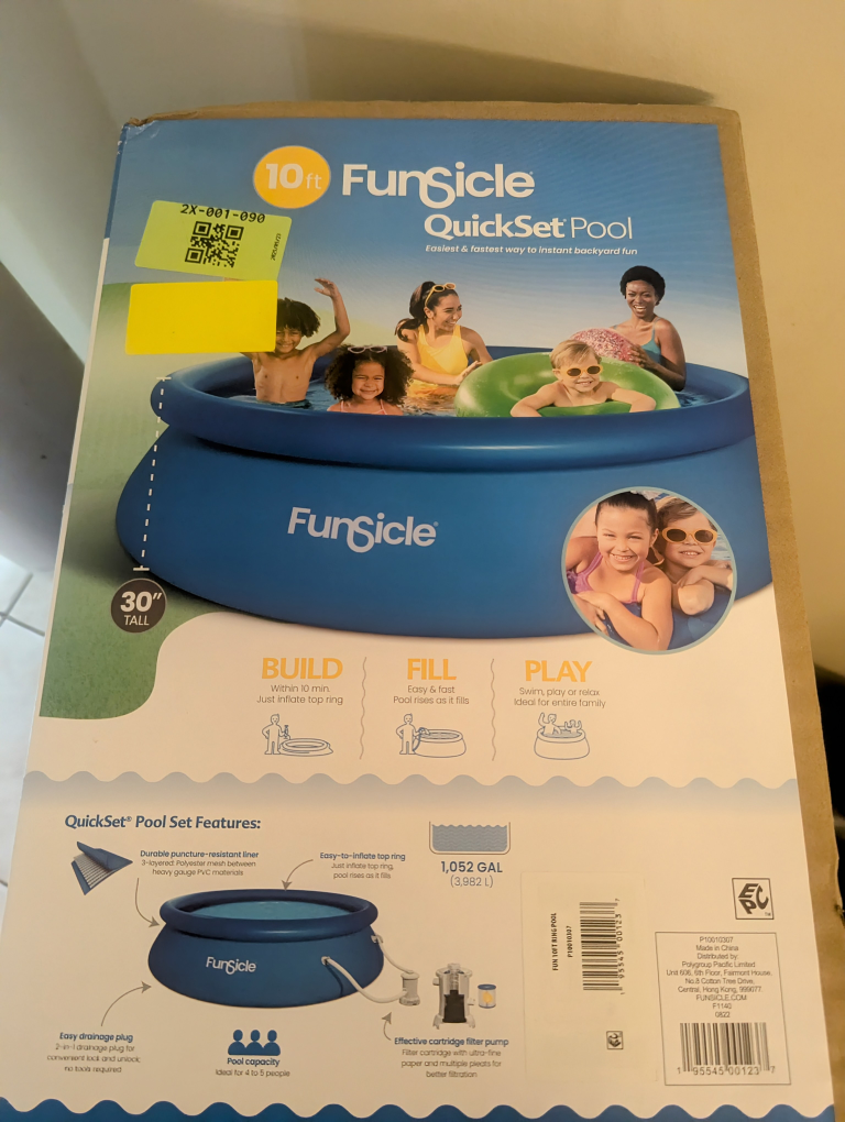 Brand New 10 ft FunSicle QuickSet Pool - photo 2