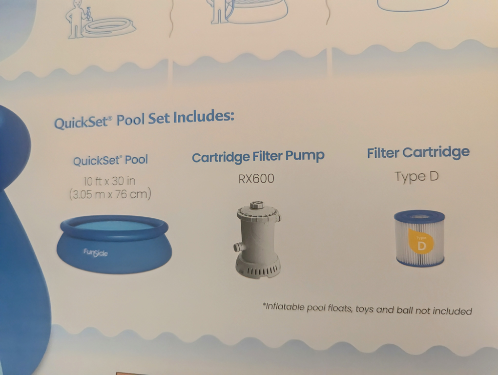 Brand New 10 ft FunSicle QuickSet Pool - photo 4