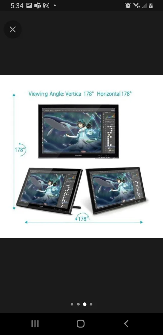 19" Huion Kamvas GT-190 Pen Display image indicator(4)