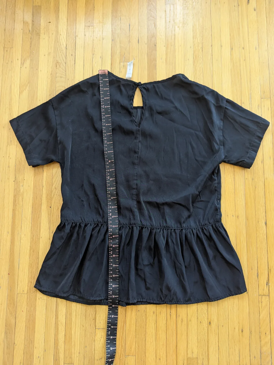 Ripzone Black Ruffled Top - Size XS image indicator(4)