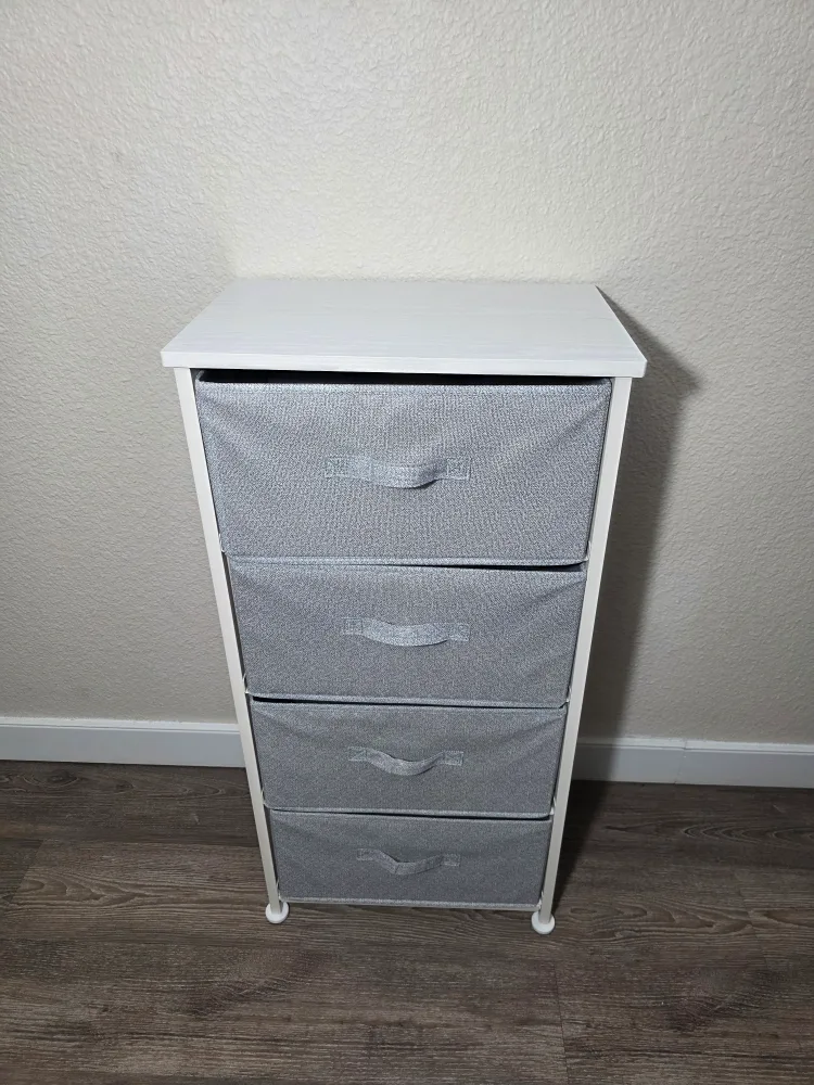Storage Tower with 4 Fabric Drawers thumbnail