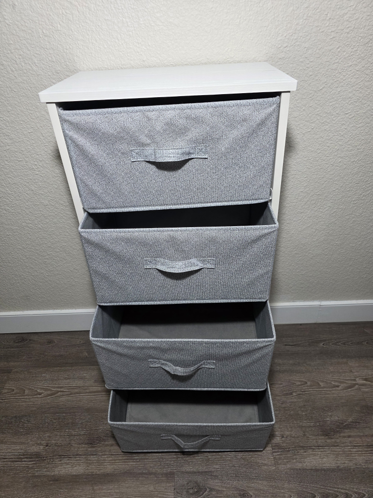 Storage Tower with 4 Fabric Drawers - photo 2