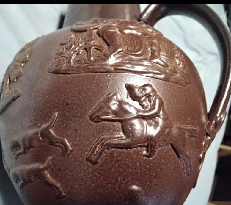 1810 Stoneware Pitcher There was a tag inside the jug image indicator(2)