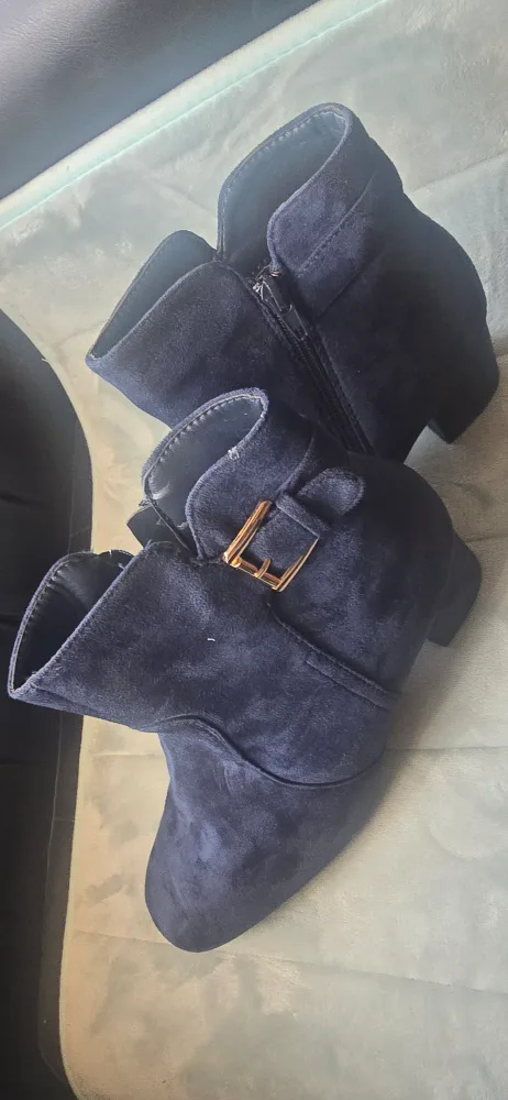 Navy Boots Size 11 thumbnail