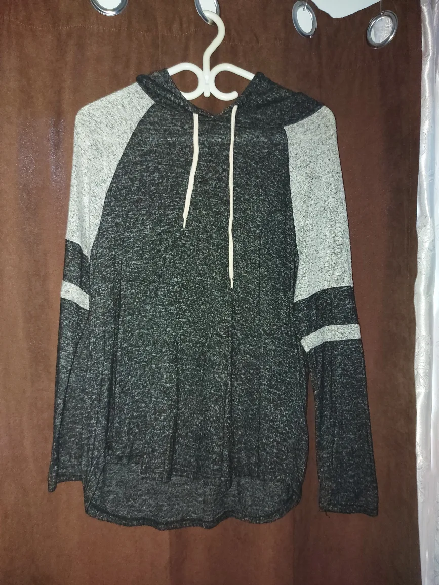 Grey Hoodie - Size Unknown thumbnail