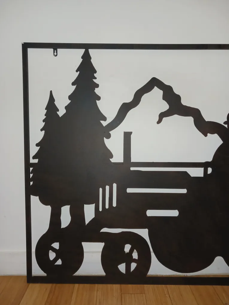 Large Metal Farm Wall Art Rare Piece image indicator(2)