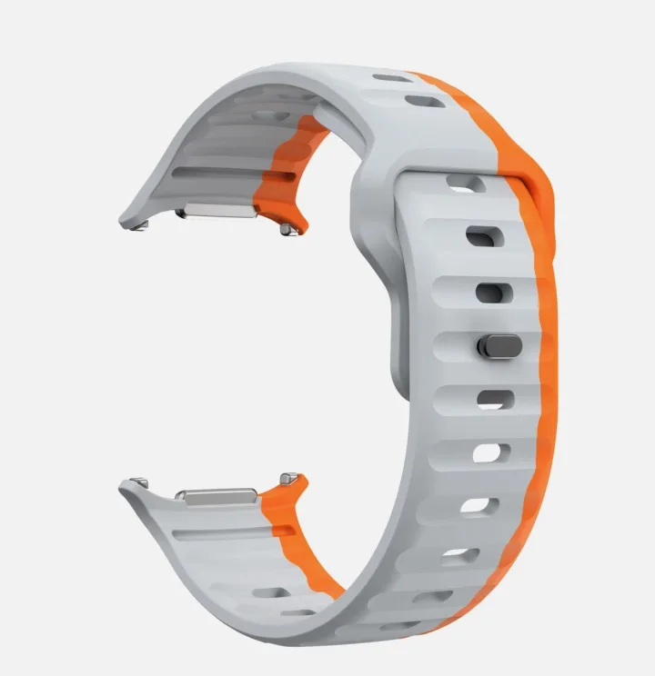 Grey/Orange Band For Samsung Galaxy Watch Ultra image indicator(6)