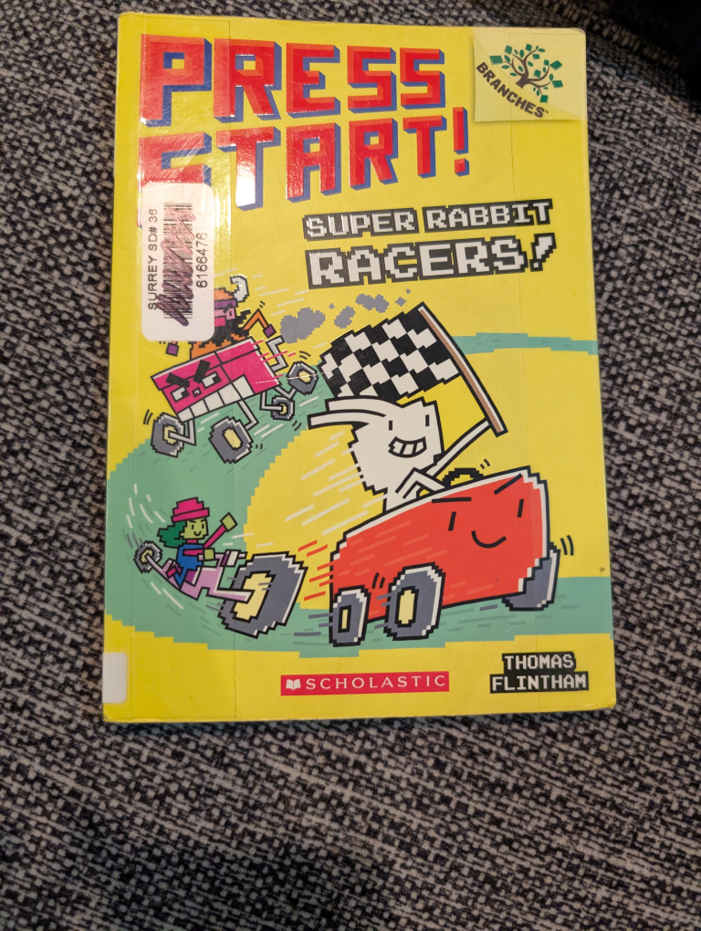 Press Start! Super Rabbit Racers Book - Scholastic#freecycle