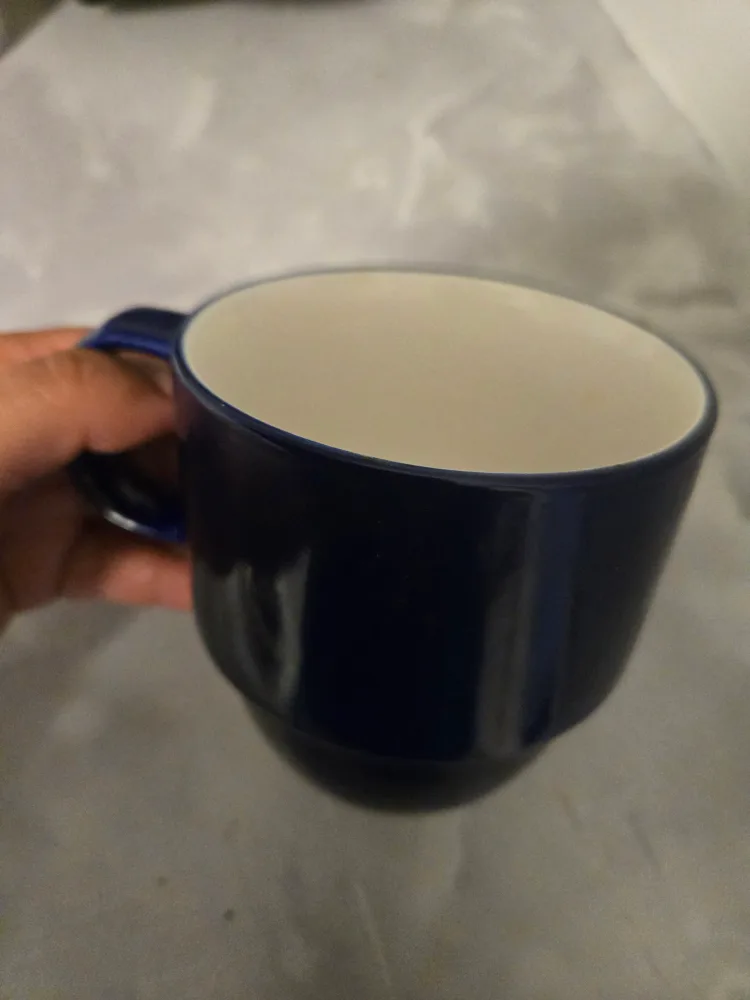 Blue Ceramic Mug #freecycle thumbnail