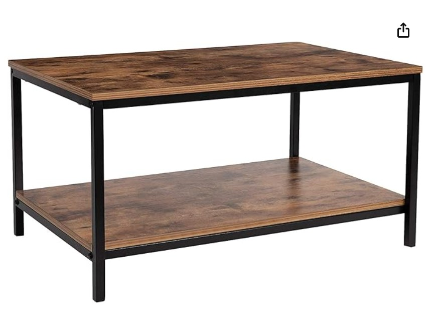 Brown & Black Coffee Table
