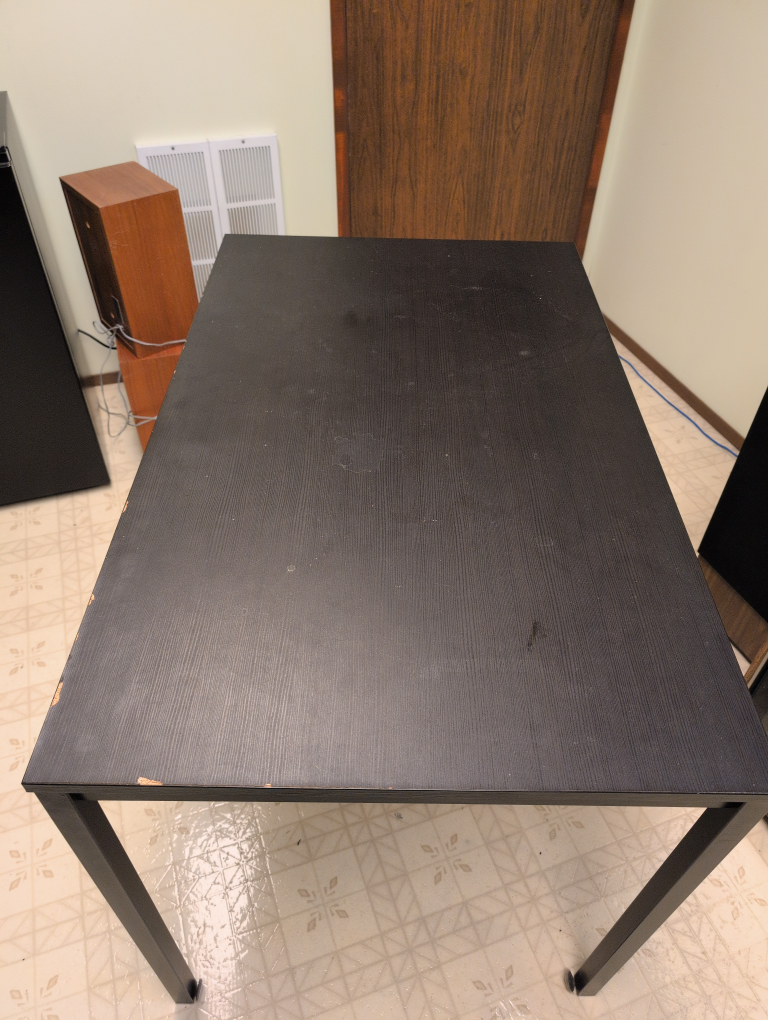 Black Ikea Table