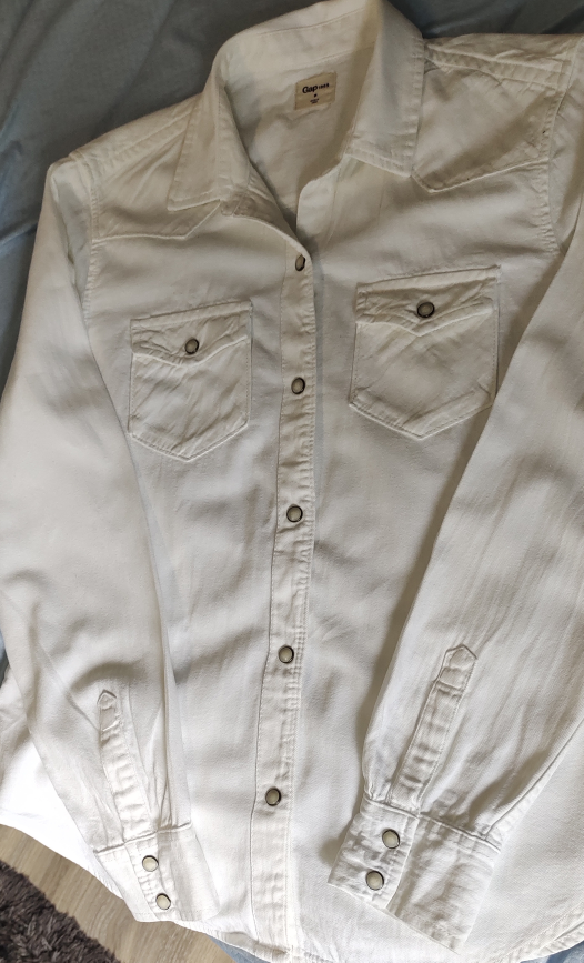 Gap 1969 White Western Shirt - Size M - photo 2