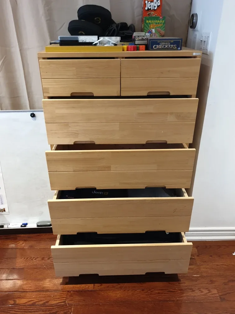 Wooden Dresser With Drawers image indicator(2)
