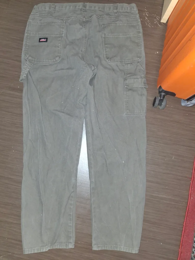Dickies Olive Green Carpenter Pants image indicator(2)