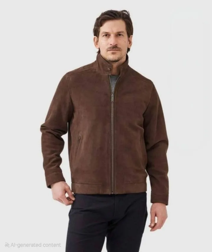 Rodd & Gunn Leather Jacket – 2XL (Fits Like XL) – Worn 3x thumbnail