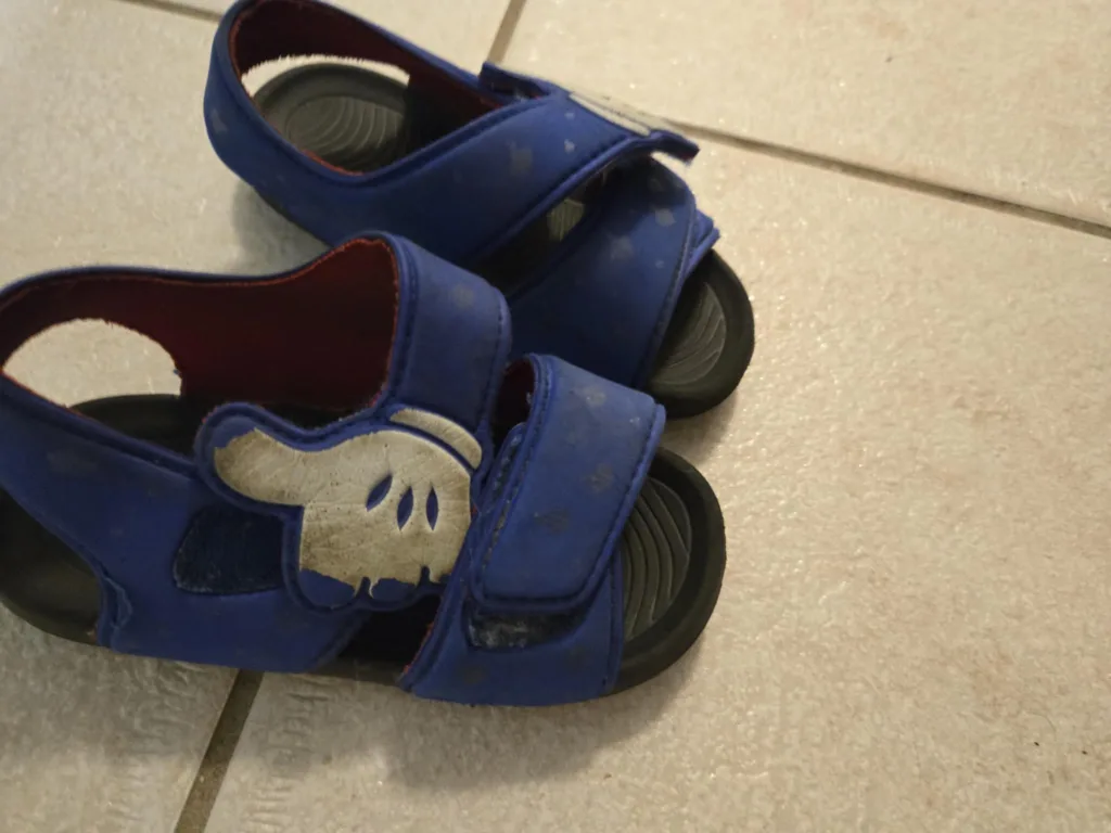 Mickey Mouse Blue Sandals  #freecycle thumbnail