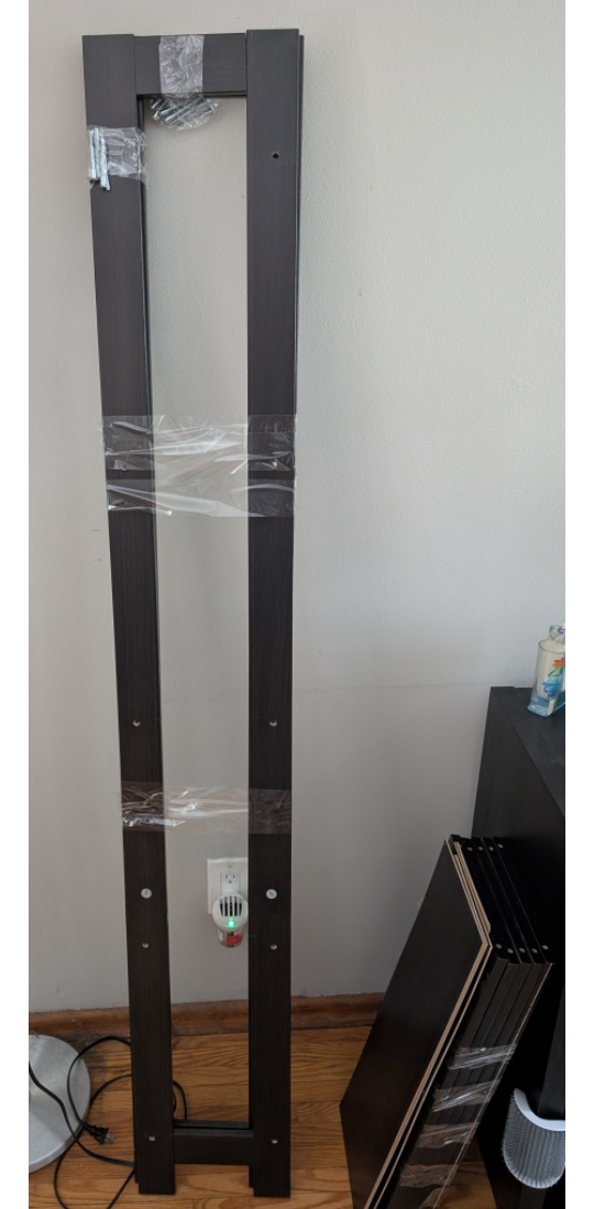 IKEA LAIVA Bookcase, Black-Brown, 24 3/8x65" - photo 2