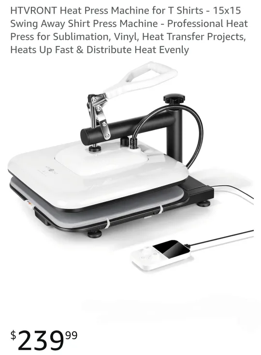 HTVRONT Heat Press Machine 15x15 thumbnail