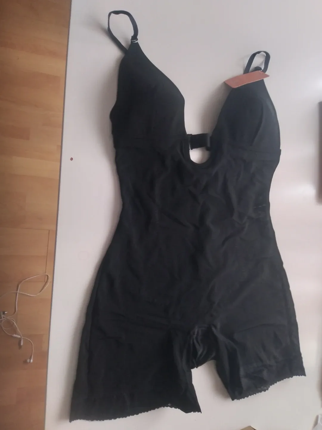 Black shapewear bodysuit thumbnail