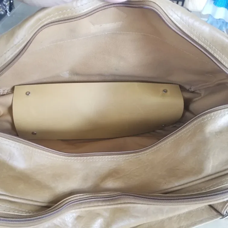 Samsonite Tan Leather Shoulder Bag image indicator(6)