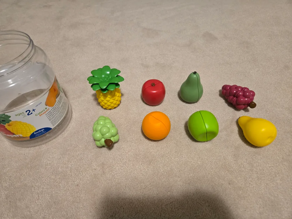 Learning Resources Snap-n-Learn Fruit Shapers, 16 Pieces image indicator(2)