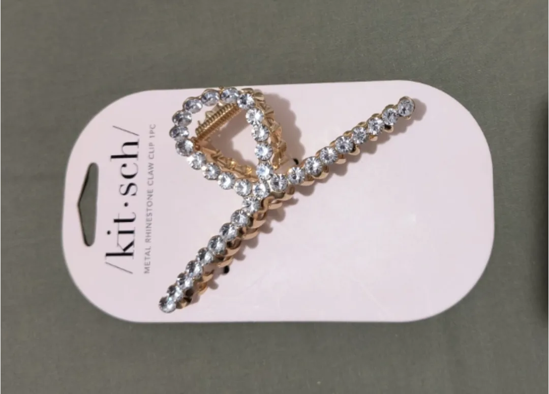 Kitsch Metal Rhinestone Claw Clip thumbnail
