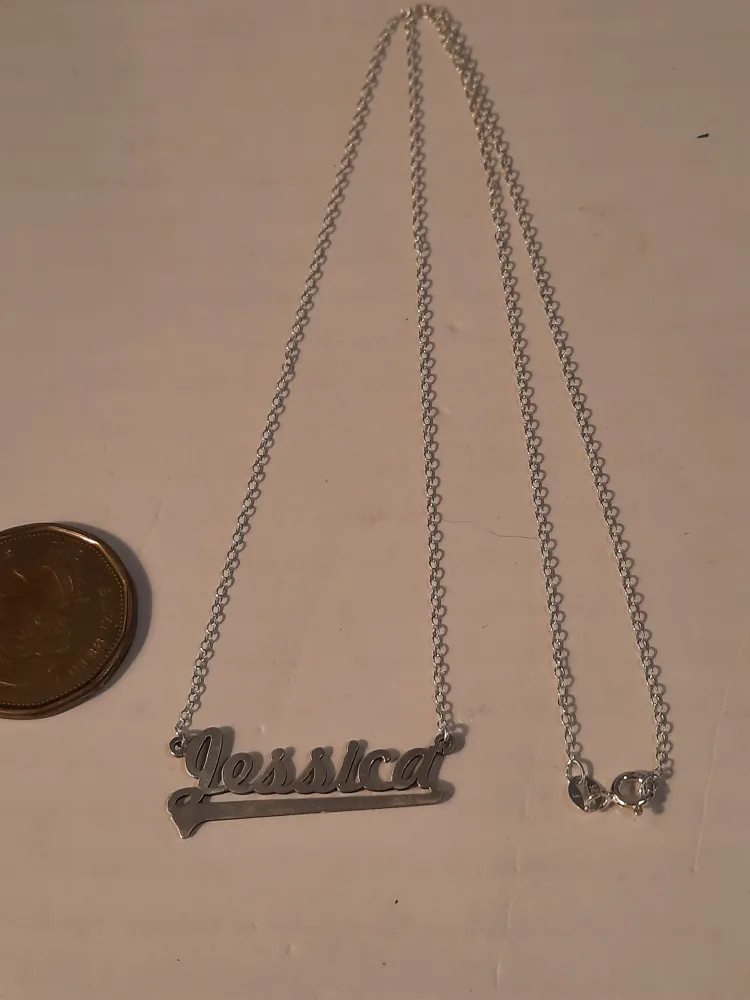 Jessica Name Necklace 925 silver image indicator(2)
