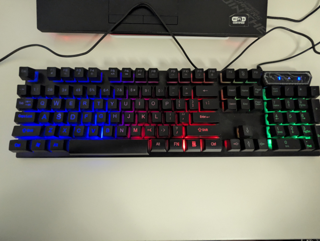 RGB Backlit Gaming Keyboard - USB Wired