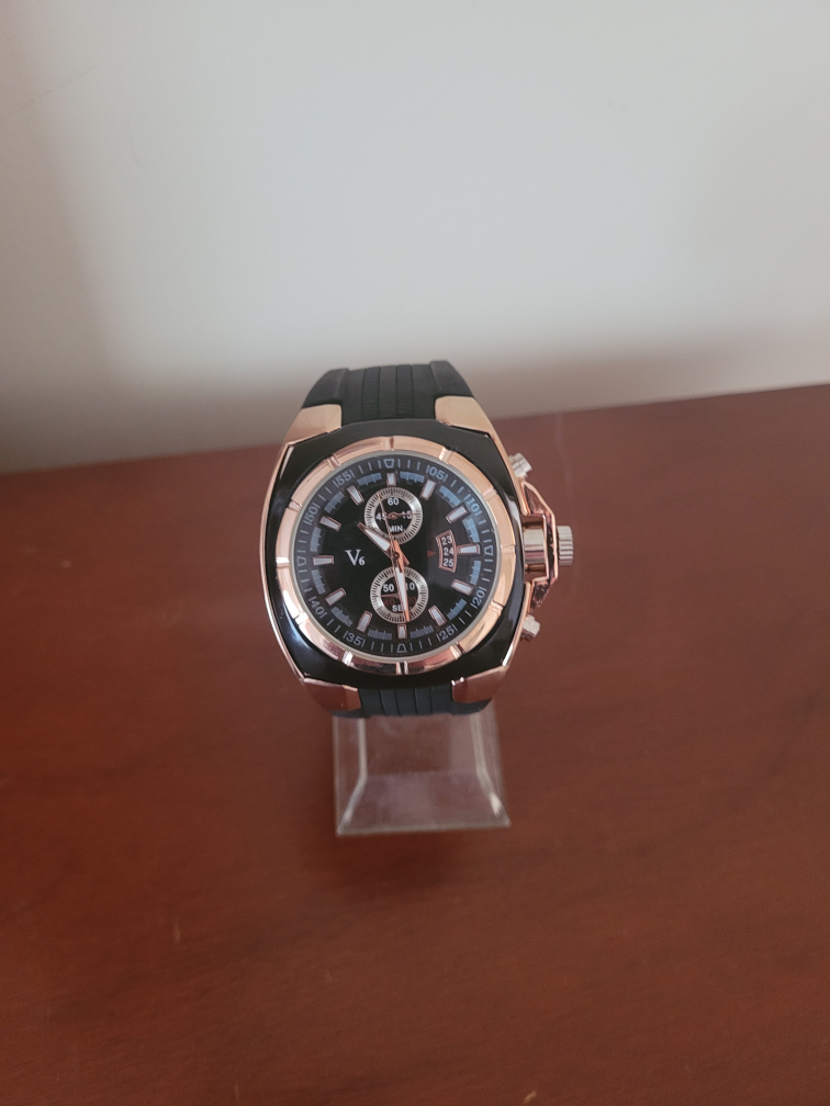 Men’s Rose Gold V6 Super Speed Fashion Watch