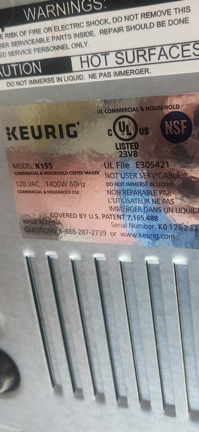 Keurig model k155 - photo 4