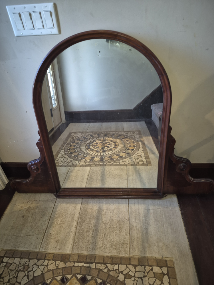 Antique Wooden Mirror - photo 2