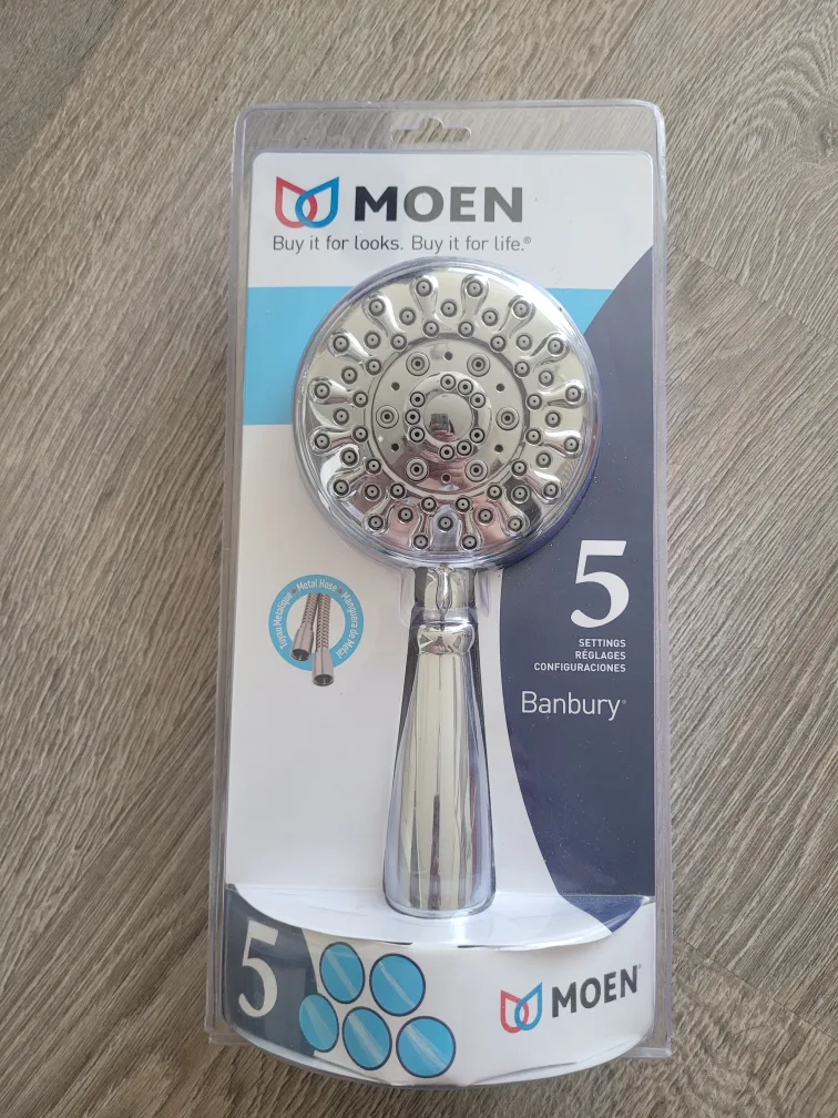 Moen Banbury 5-Spray Handheld Shower head thumbnail