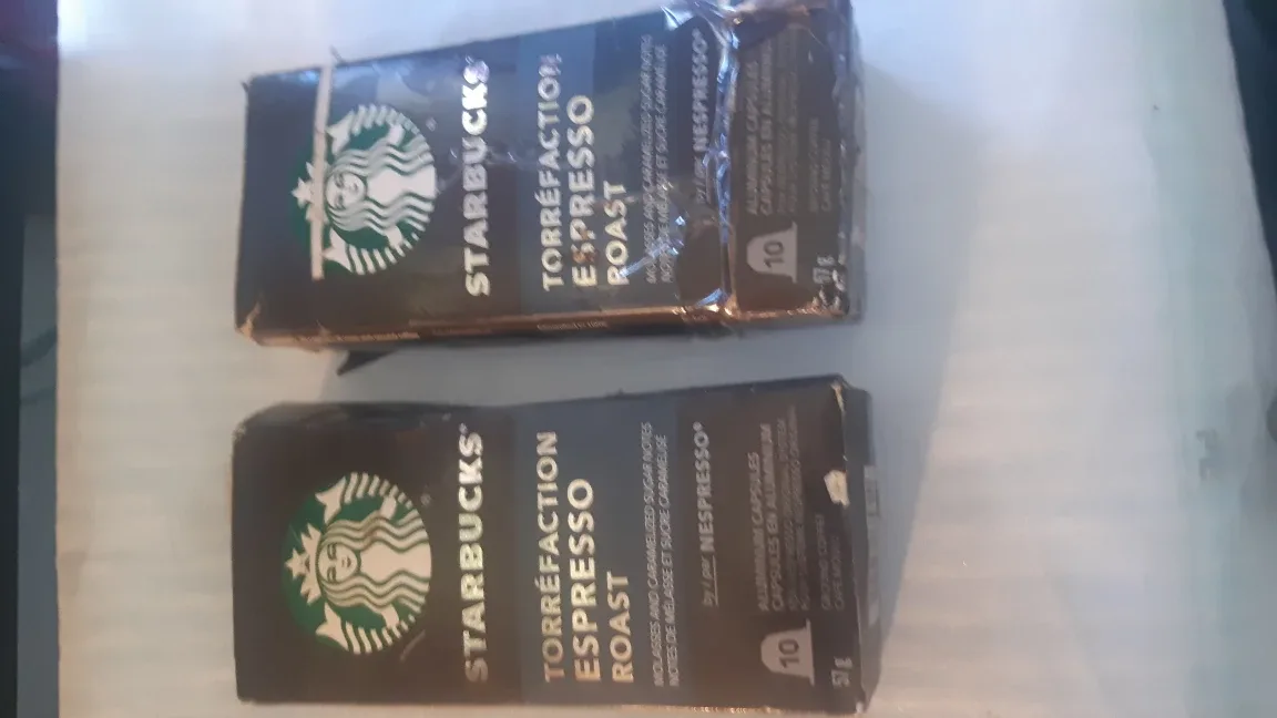 2 boxes of Starbucks Espresso Roast Nespresso Caps #freecycle image indicator(5)