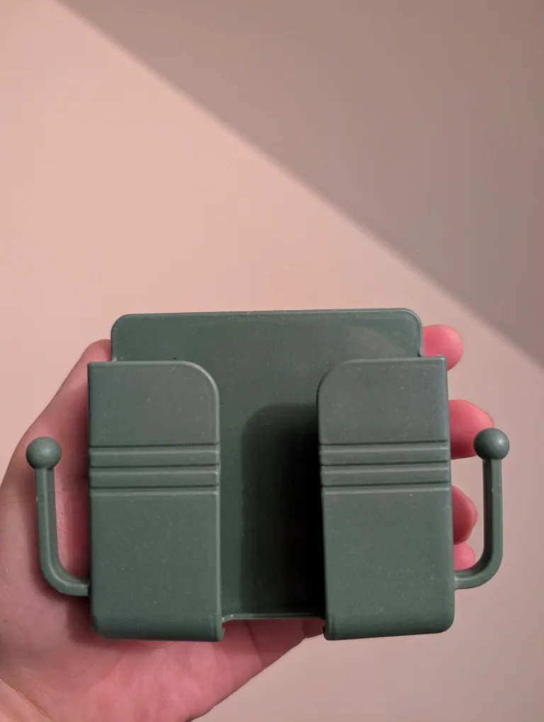 Green Wall Mounted Phone Holder #freecycle thumbnail