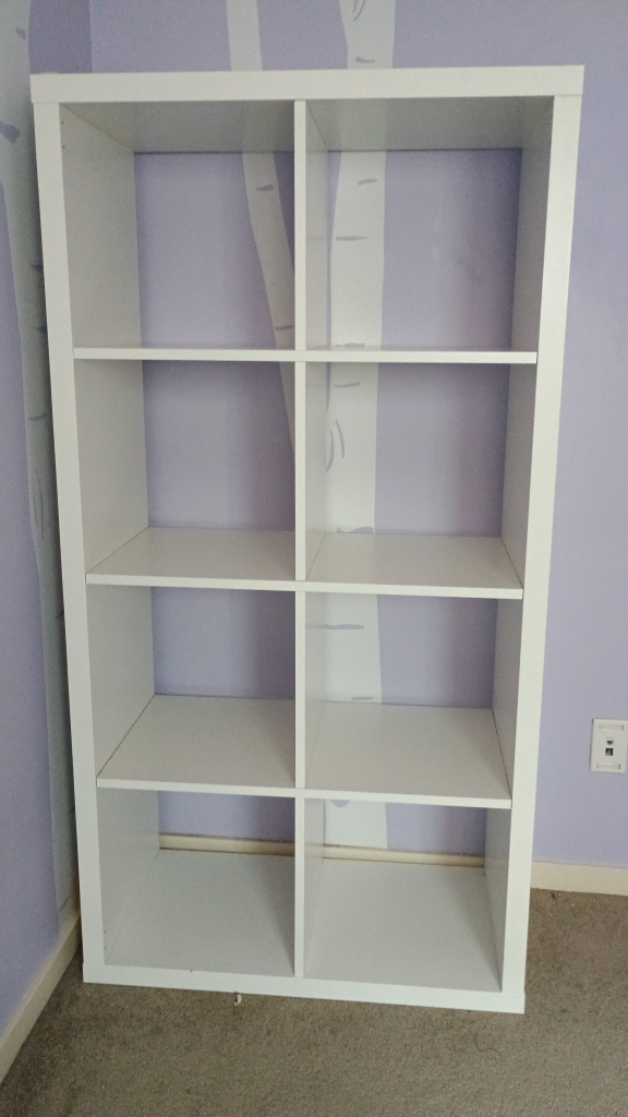 Ikea kallas White Cubby Shelf